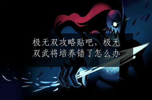 极无双攻略贴吧，极无双武将培养错了怎么办